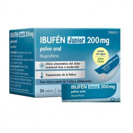 ibufen junior 200 mg 24 sobres